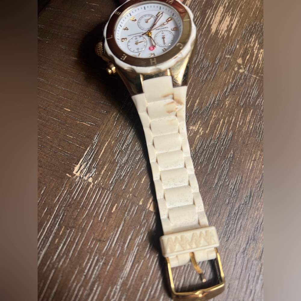 Michele Gold Watch Silicone Band - Picture 5 of 6